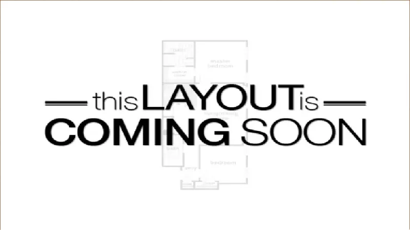 SK Fortune Harmony - Sample floor plan for 2 BHK apartments