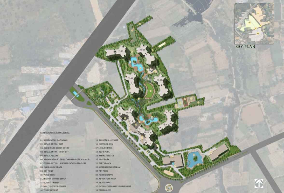 SK Fortune Indra Praniti - Master plan of the commercial development on Baner Road–Aundh