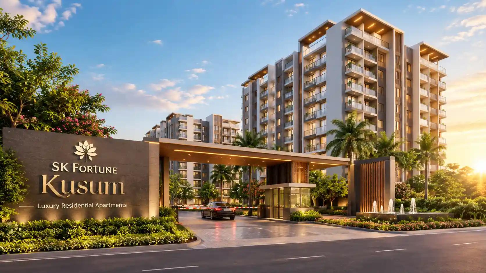SK Fortune Kusum - New luxury 3, 4.5 and 6 BHK apartments in Model Colony, Pune