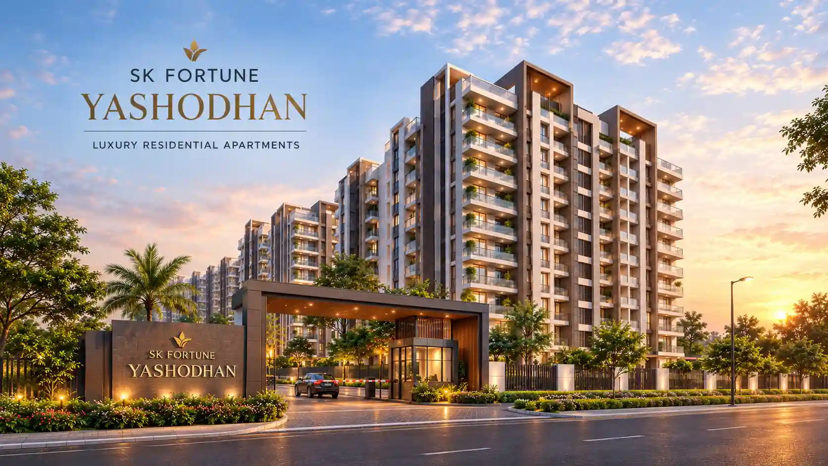 SK Fortune Yashodhan - New luxury 4 BHK apartments on Apte Road, Pune